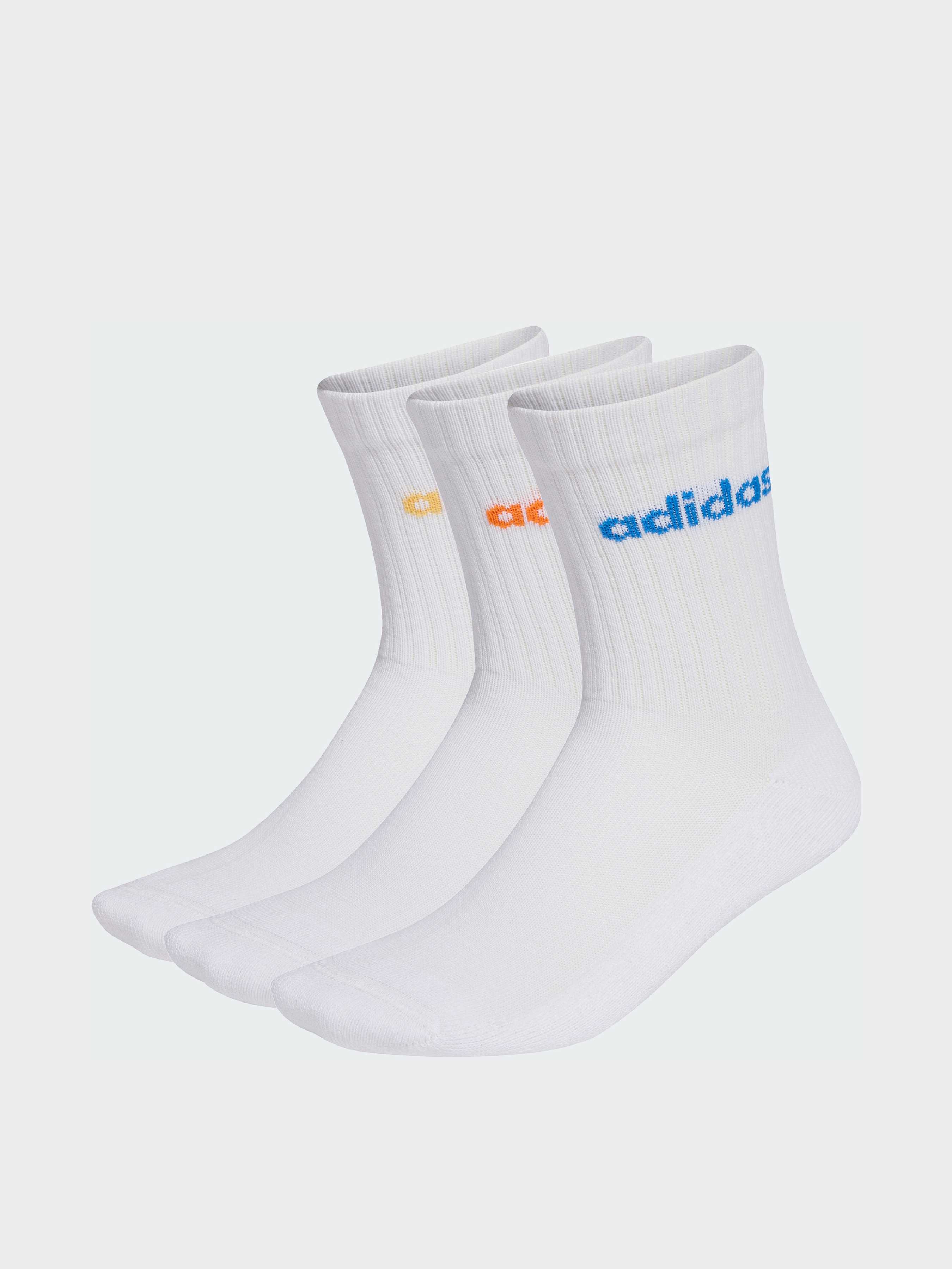adidas Набір шкарпеток (KD1717) Унісекс колір - Білий матеріал - Комбінований верх adidas - купити в Україні