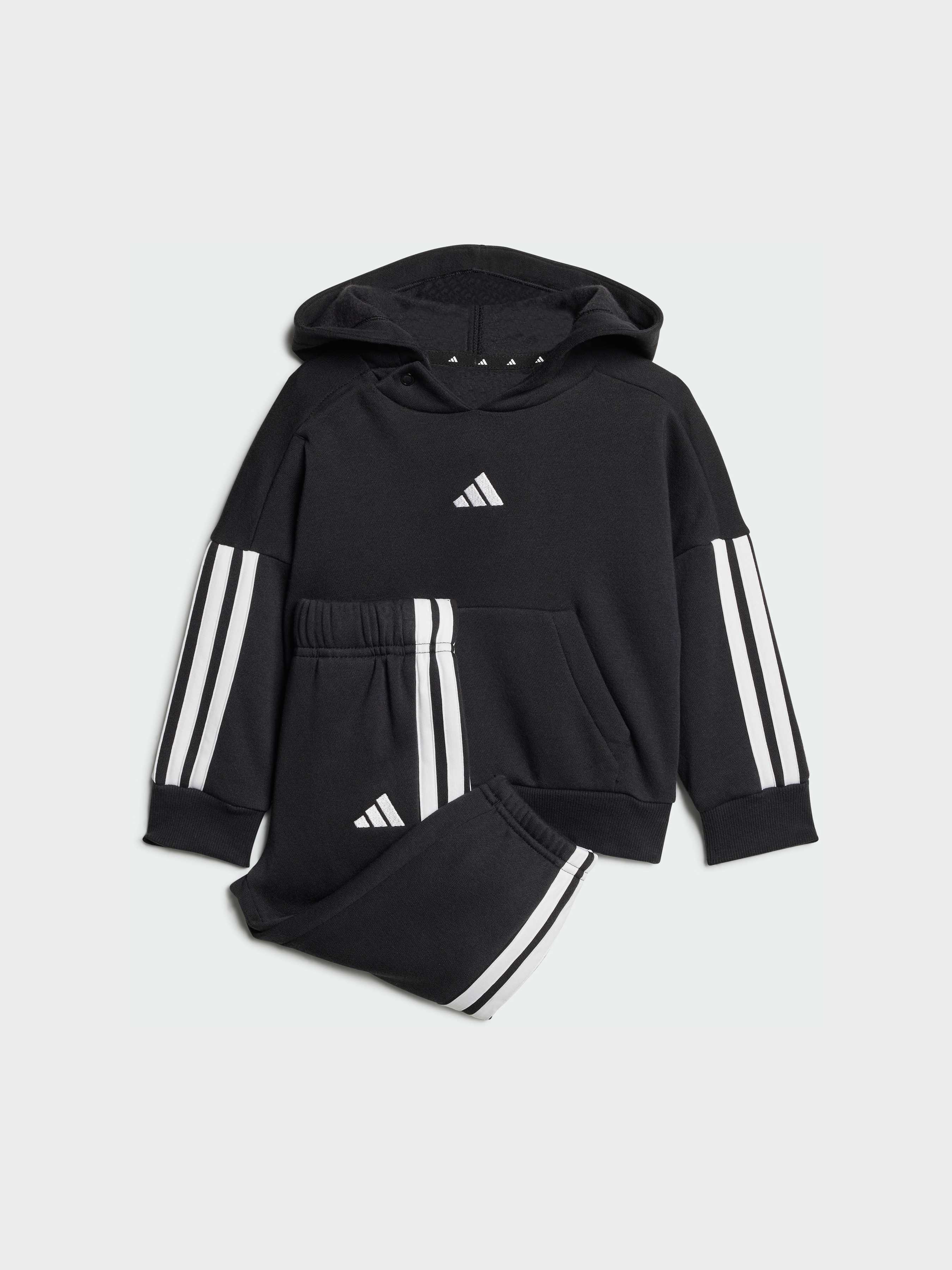 Дитячий Спортивний костюм adidas Adidas Essentials (JD6484) колір чорний, матеріал комбінований верх adidas - купити в Україні