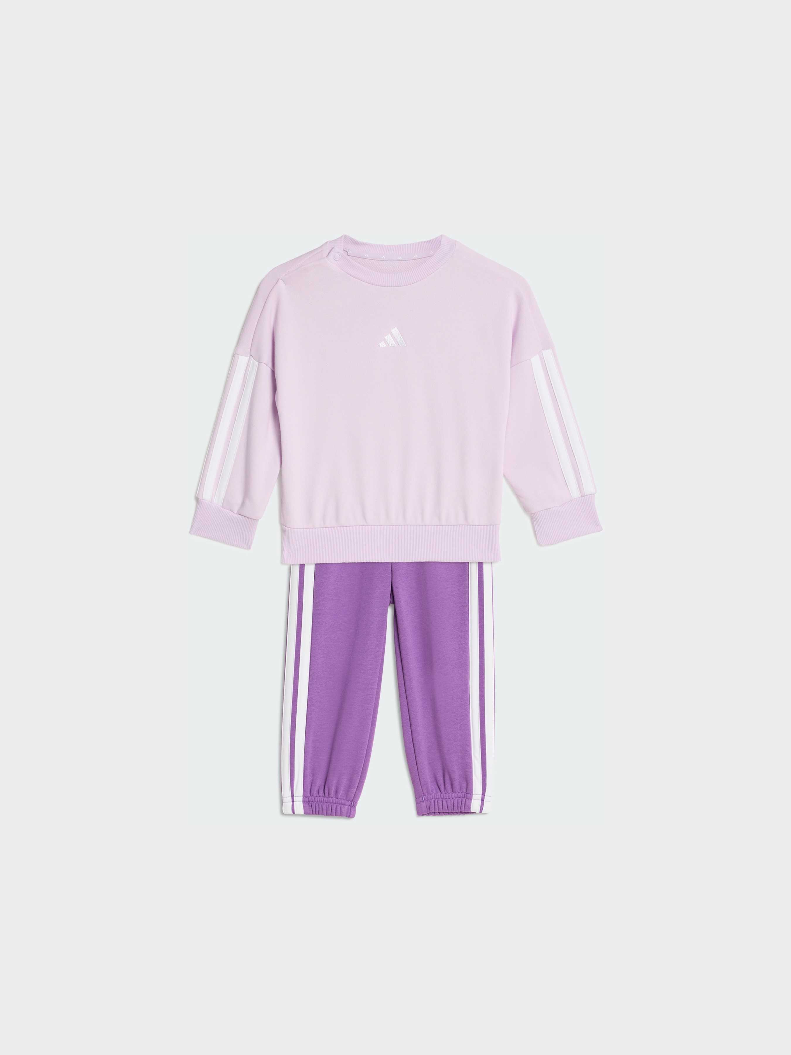 Бавовняний Дитячий Спортивний костюм adidas Adidas Essentials (KC6152) колір фіолетовий adidas - купити в Україні