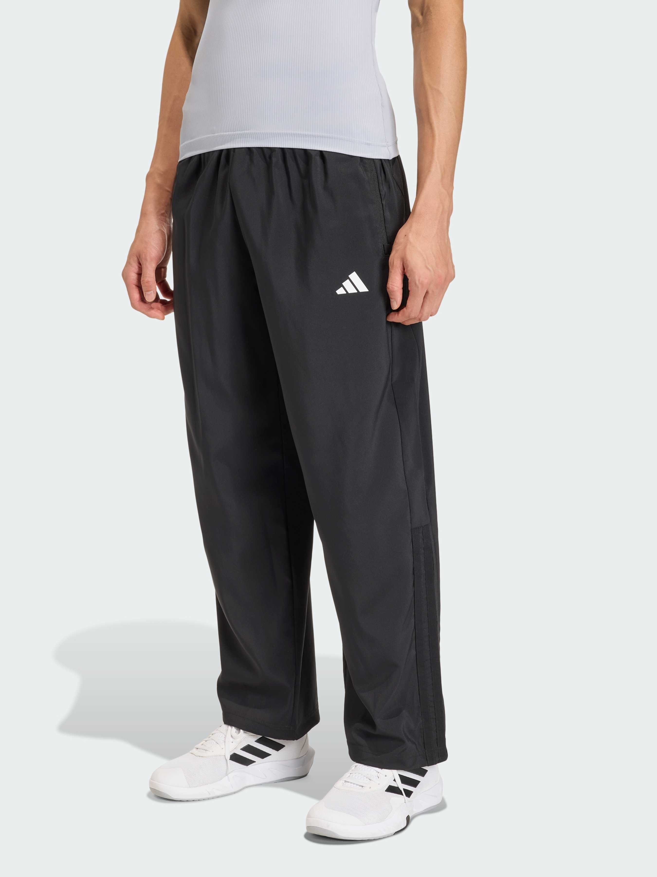 Чоловічі Спортивні штани adidas Adidas Essentials (KF1062) колір чорний, матеріал перероблений поліестер