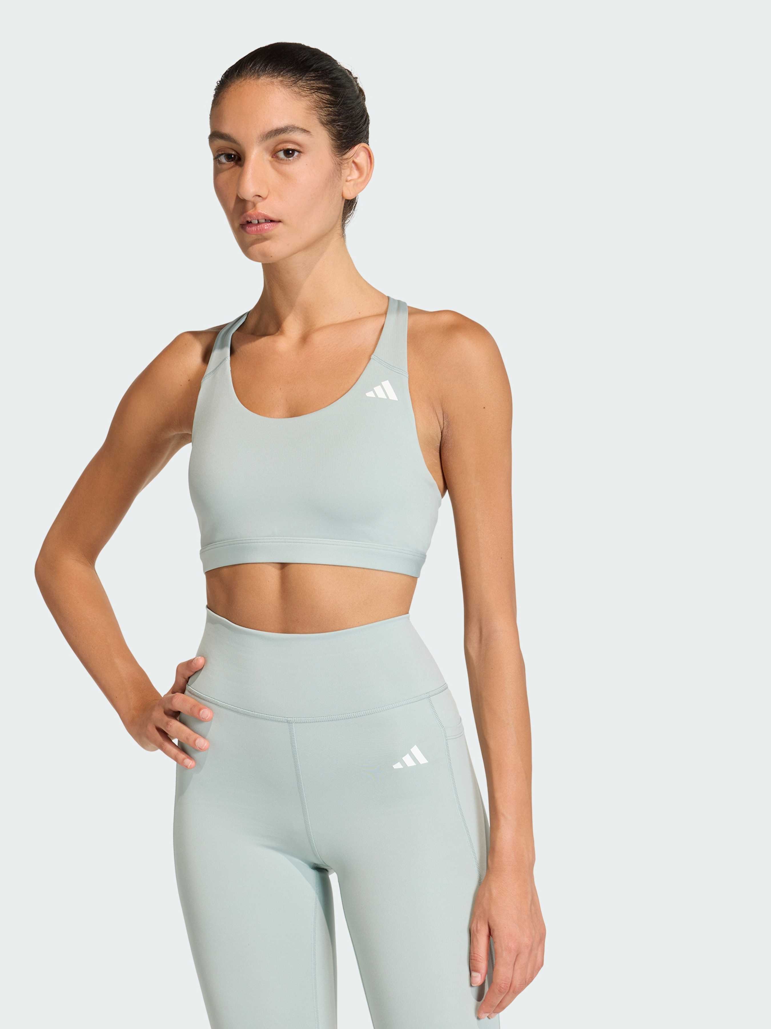 Жіночий Спортивний топ adidas Adidas Essentials (KA4725) колір зелений, матеріал перероблений поліестер adidas - купити в Україні