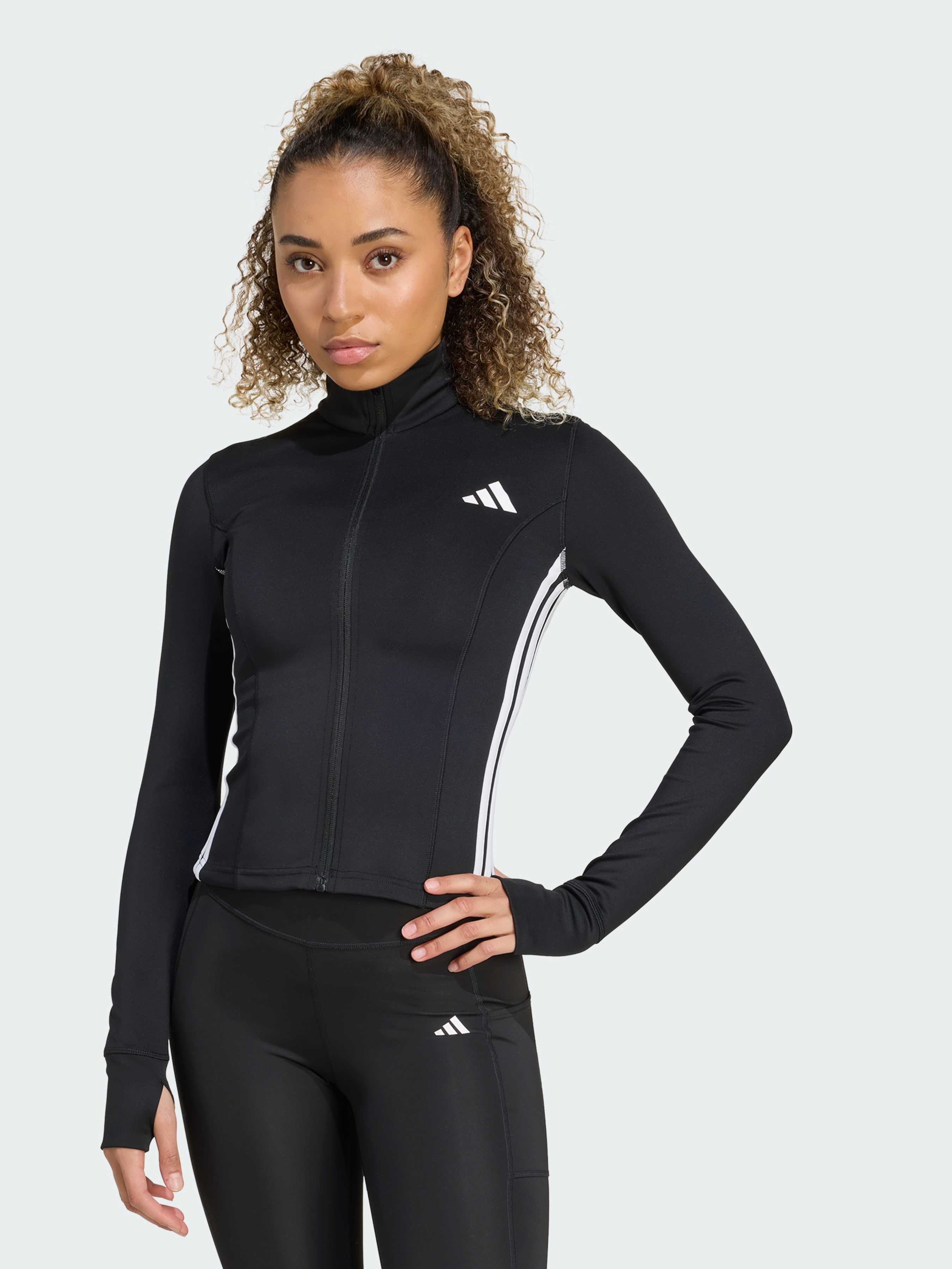 Жіноча Спортивна кофта adidas Adidas Essentials (KB7843) колір чорний, матеріал перероблений поліестер adidas - купити в Україні