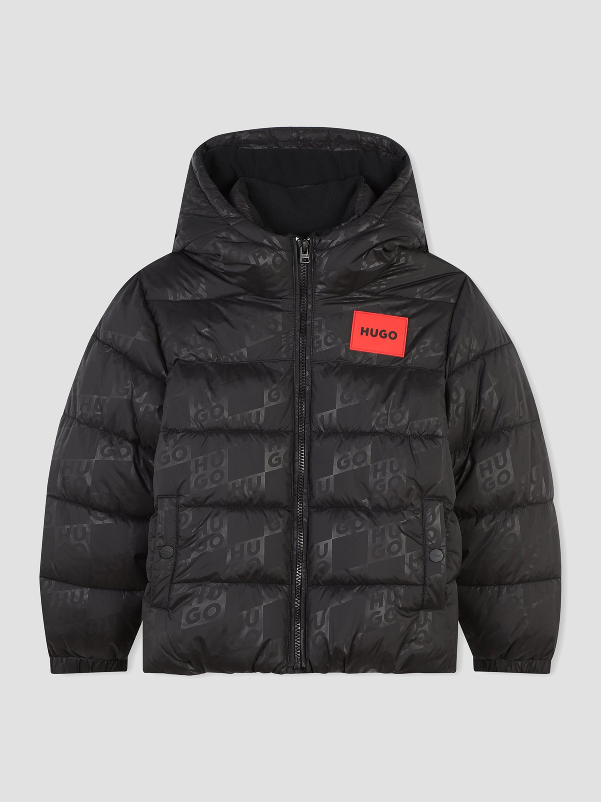 Дитяча Зимова куртка HUGO Kids  (G00199-09B) колір чорний, матеріал поліамід HUGO Kids - купити в Україні