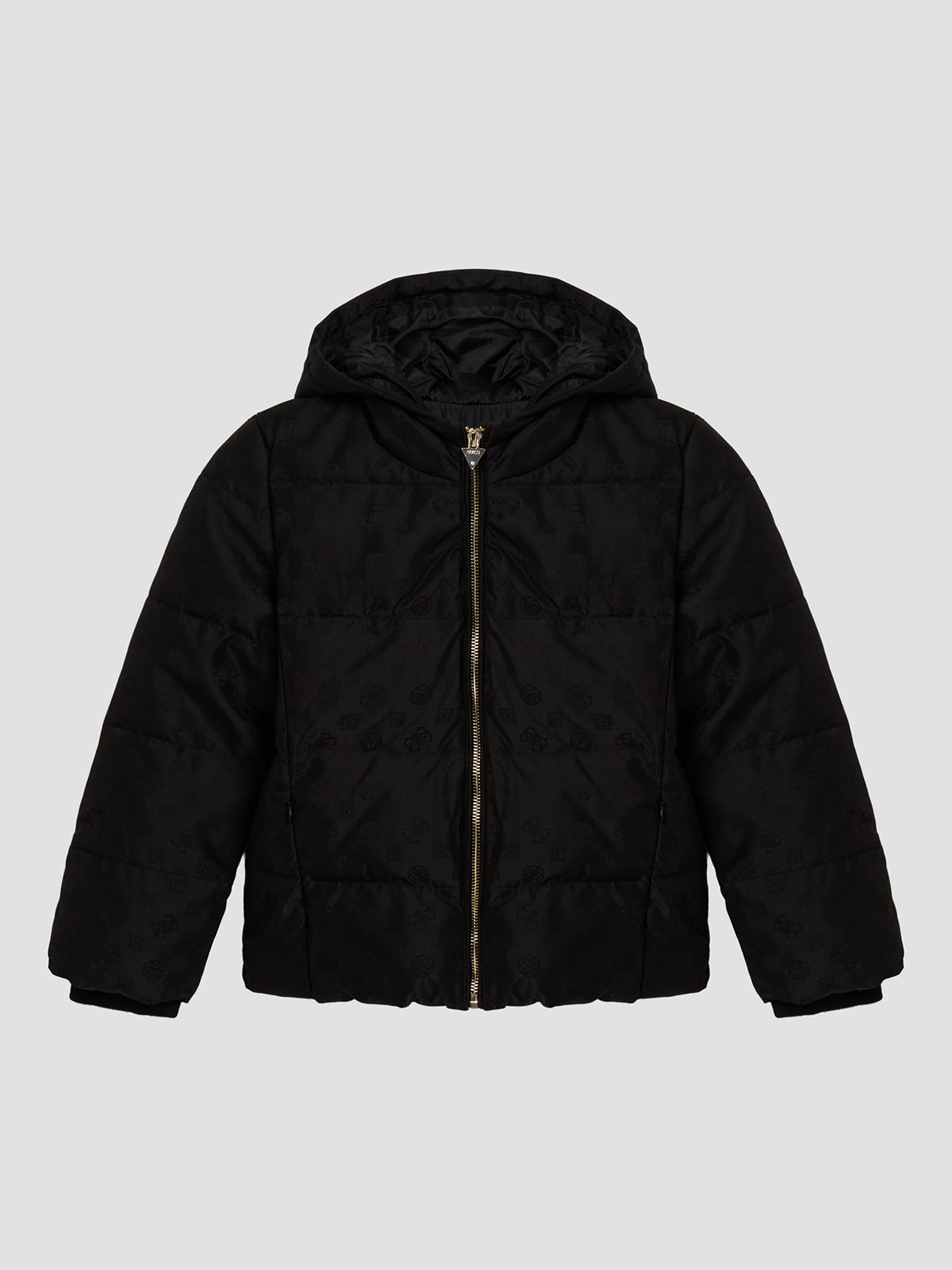 Дитяча Демісезонна куртка GUESS Kids  (J5BL22.WI140-P9LH) колір чорний, матеріал поліестер GUESS Kids - купити в Україні