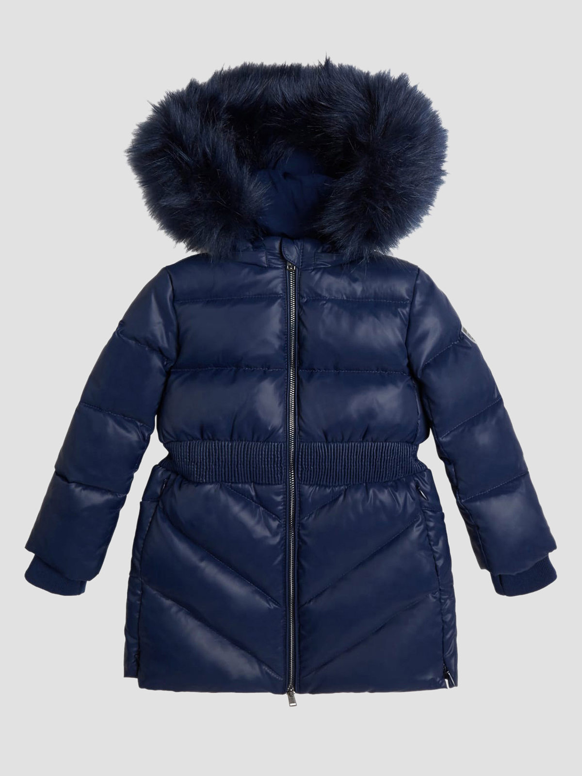 Дитяча Зимова куртка GUESS Kids  (K2BL03.WB080-G7HR) колір темно-синій, матеріал поліамід GUESS Kids - купити в Україні
