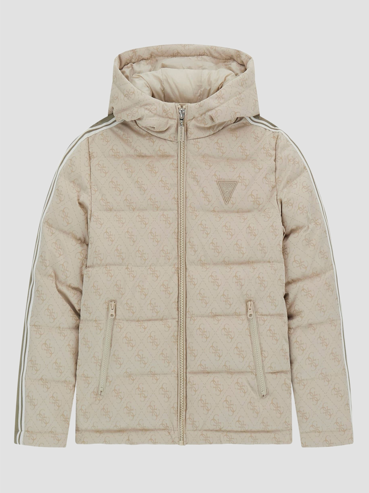 Дитяча Демісезонна куртка GUESS Kids  (L5BL19.WFIQ2-FJ9Z) колір бежевий, матеріал поліестер GUESS Kids - купити в Україні
