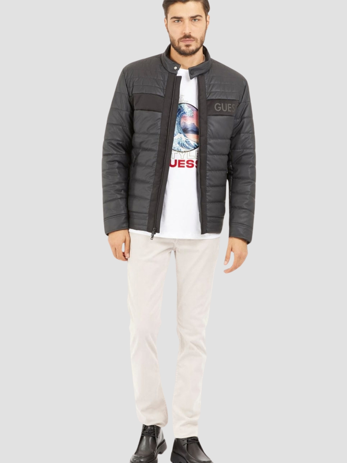 Куртки та дублянки GUESS модель M4YL16.WFHD0;JBLK Фото