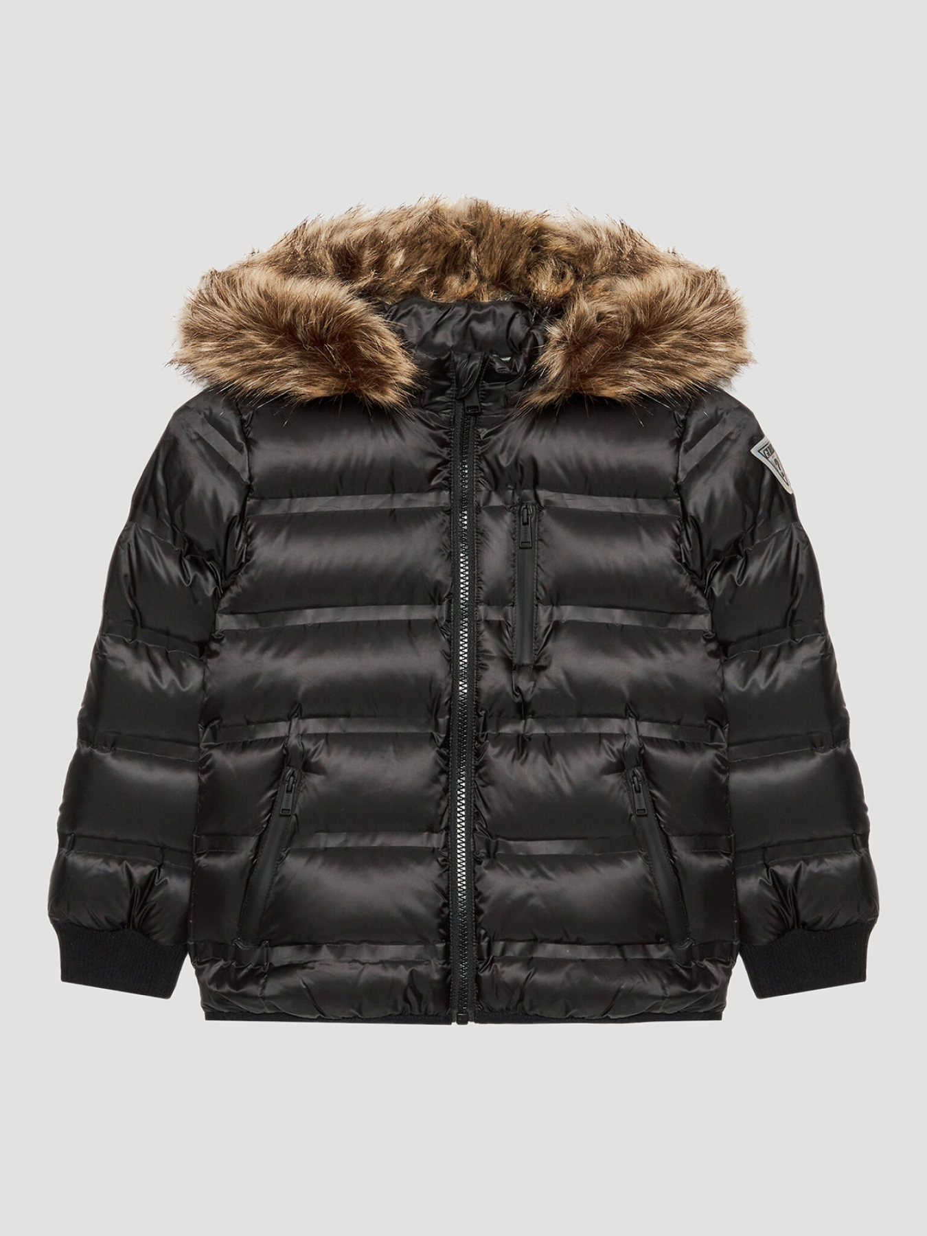 Куртки та дублянки GUESS Kids модель N2BL01.WEGY0;JBLK Фото