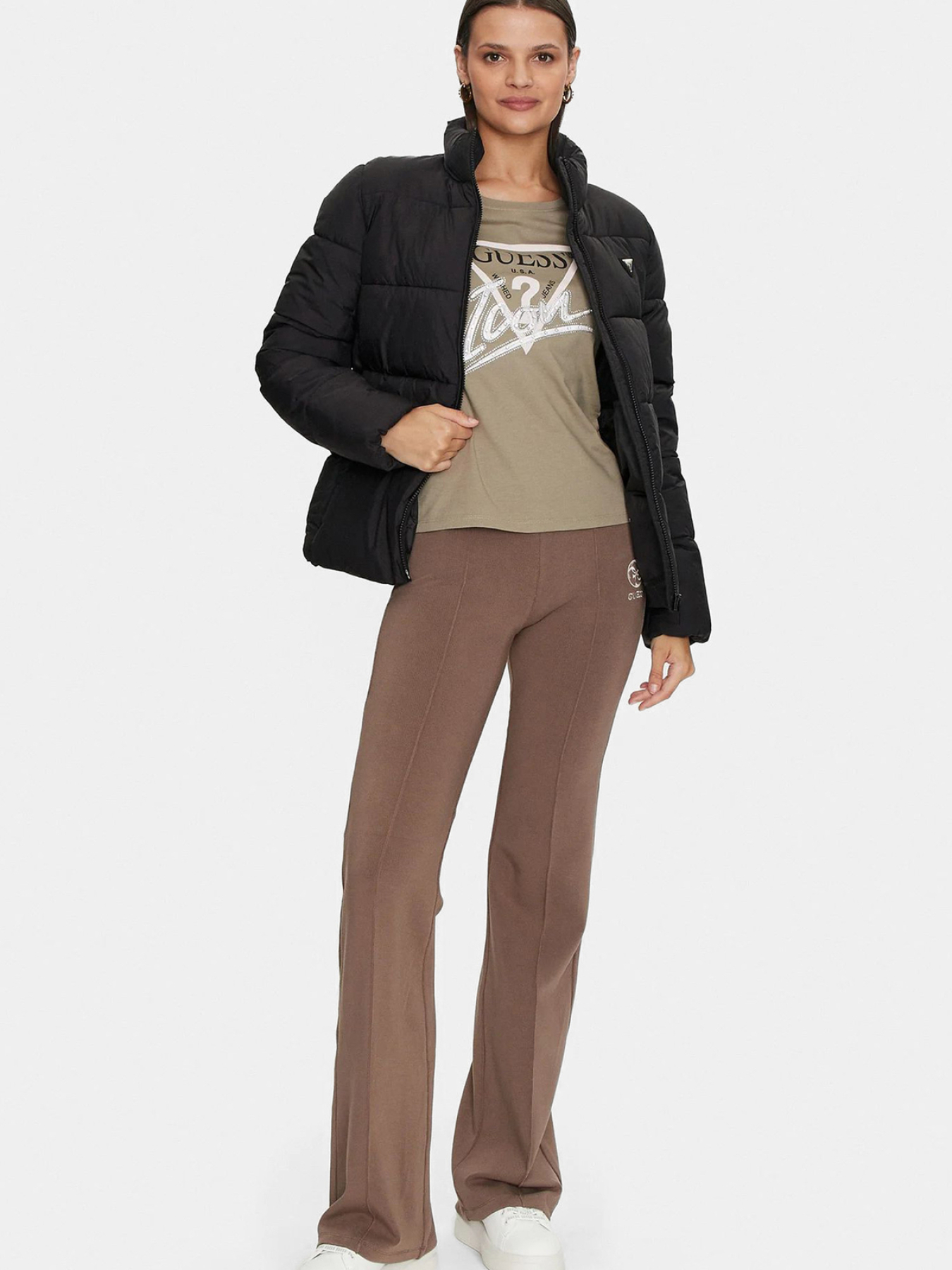 Куртки та дублянки GUESS модель V4YL03.WFUD0;JBLK Фото