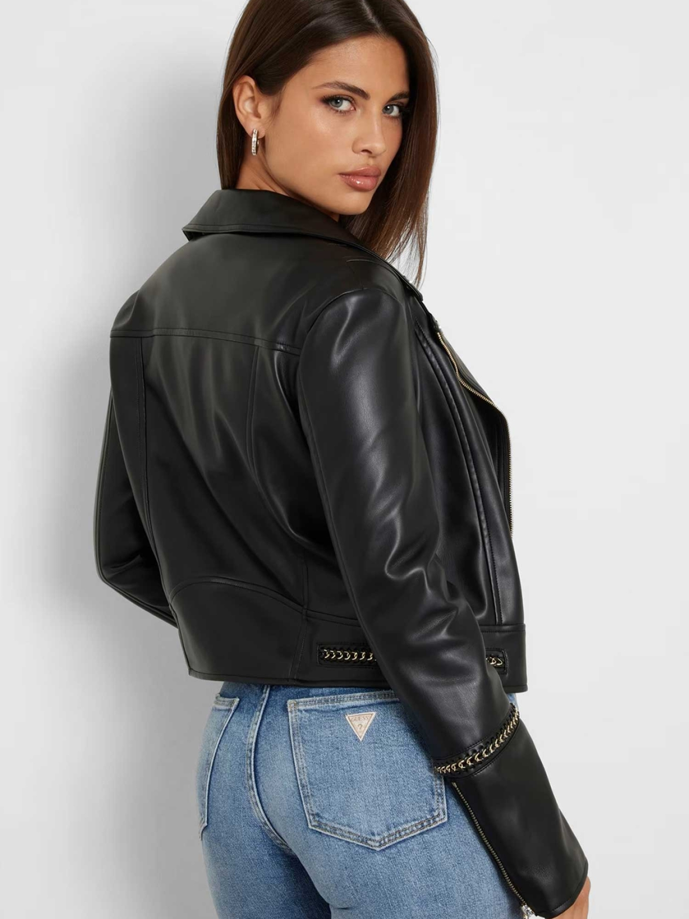 Куртки та дублянки GUESS модель W4YL21.WE480;JBLK Фото