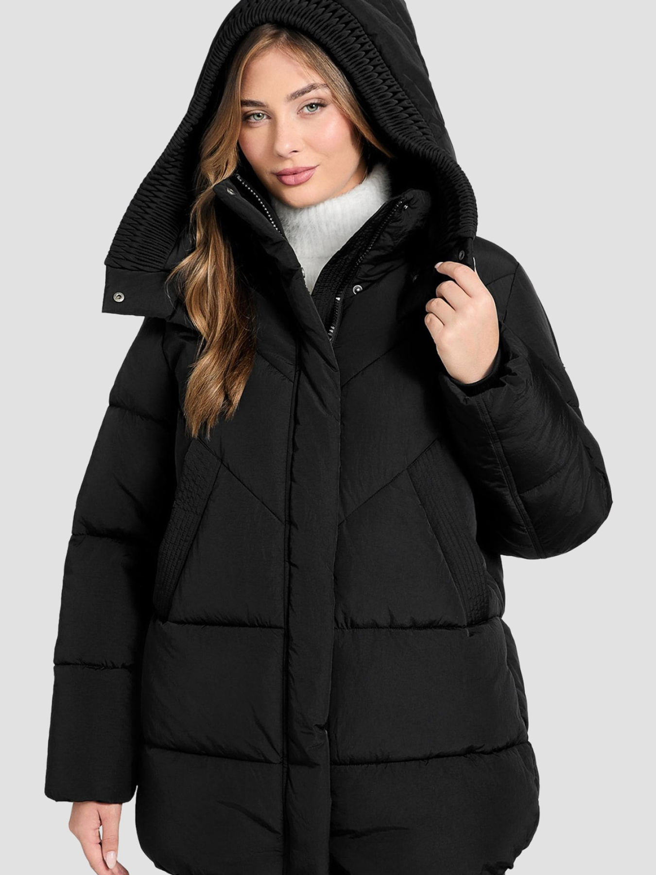 Куртки та дублянки GUESS модель W5BLBK.W0492;JBLK Фото