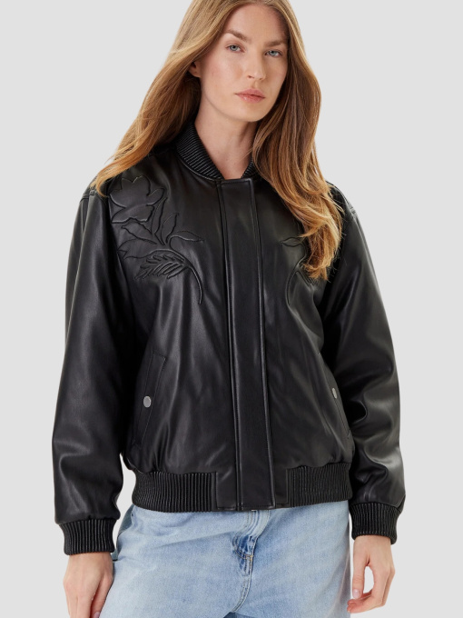 Куртки та дублянки GUESS модель W5YL06.WE480;JBLK Фото