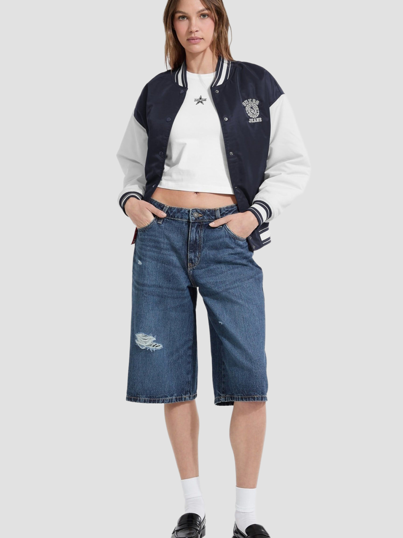 Куртки та дублянки Guess Jeans модель W5YL15.WHAA2;A71W Фото