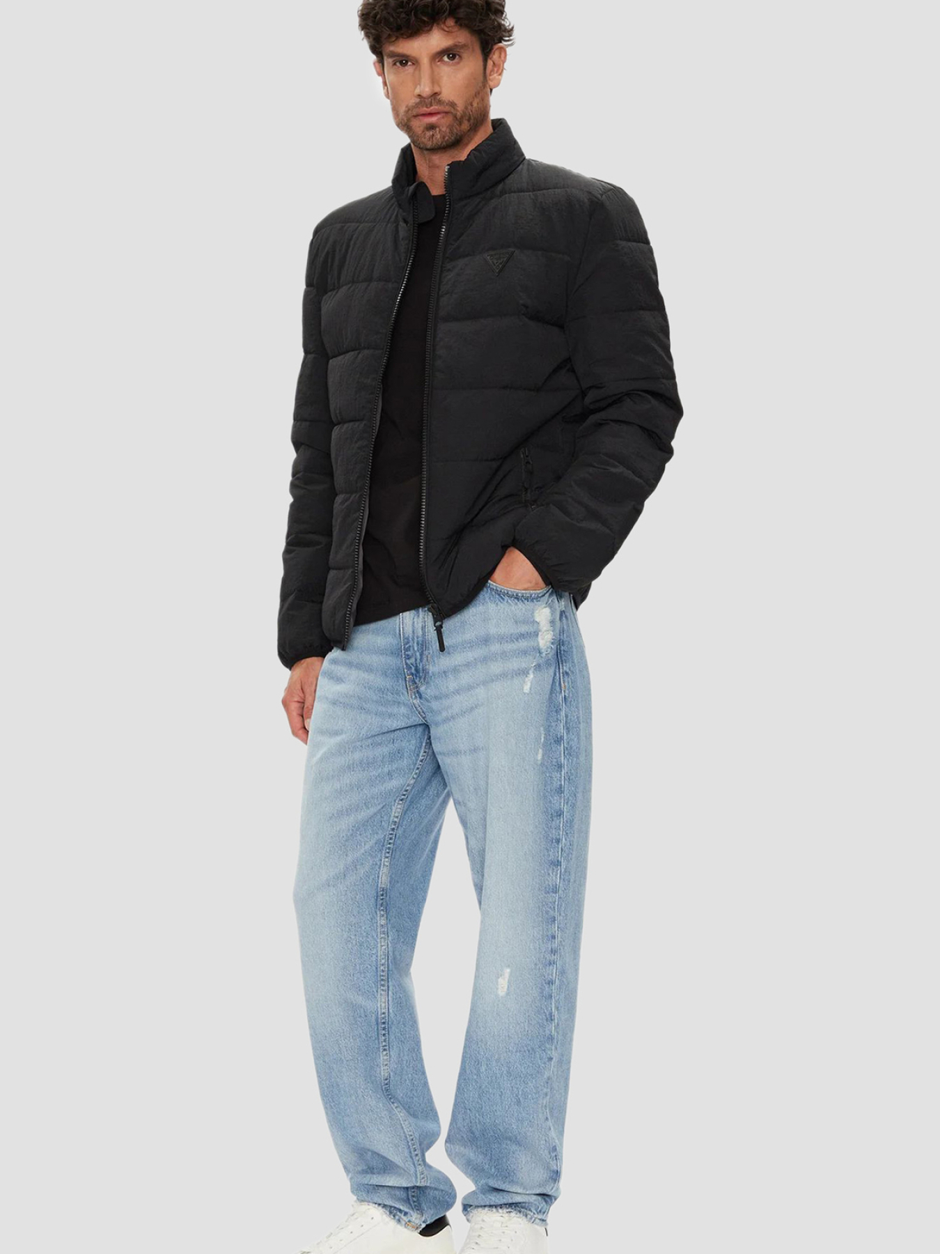 Куртки та дублянки GUESS модель Z5YL09.WGTN0;JBLK Фото