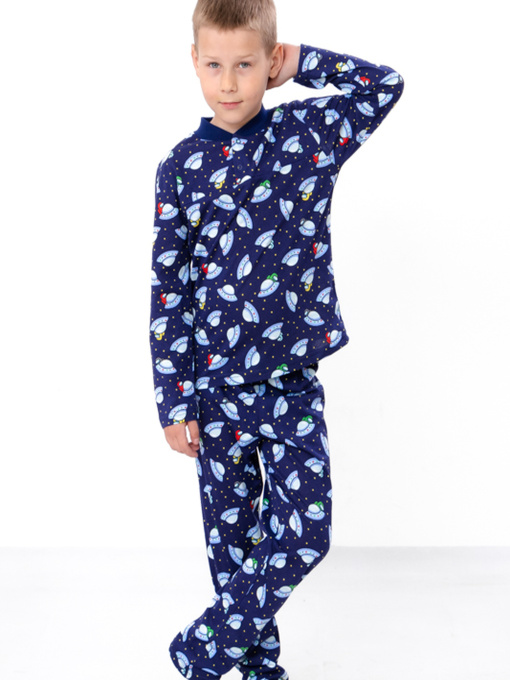 Одежда для дома и сна Носи своє модель 6077-002-4-kosmos-temno-sinj Фото