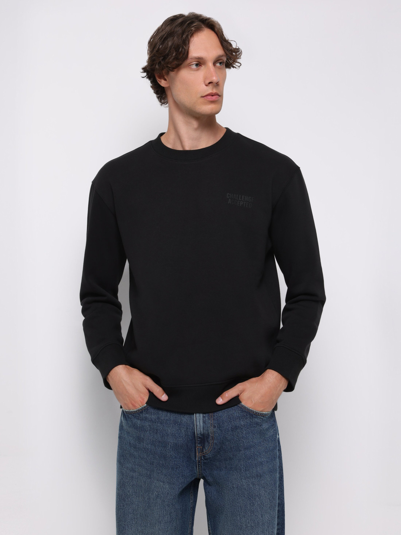 Худи и свитшоты Colin’s модель CL1075729_Q1.V1_BLK Фото