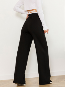 Брюки повседневные ISSA Plus модель 13170_black Брюки повседневные ISSA Plus модель 13170_black Фото