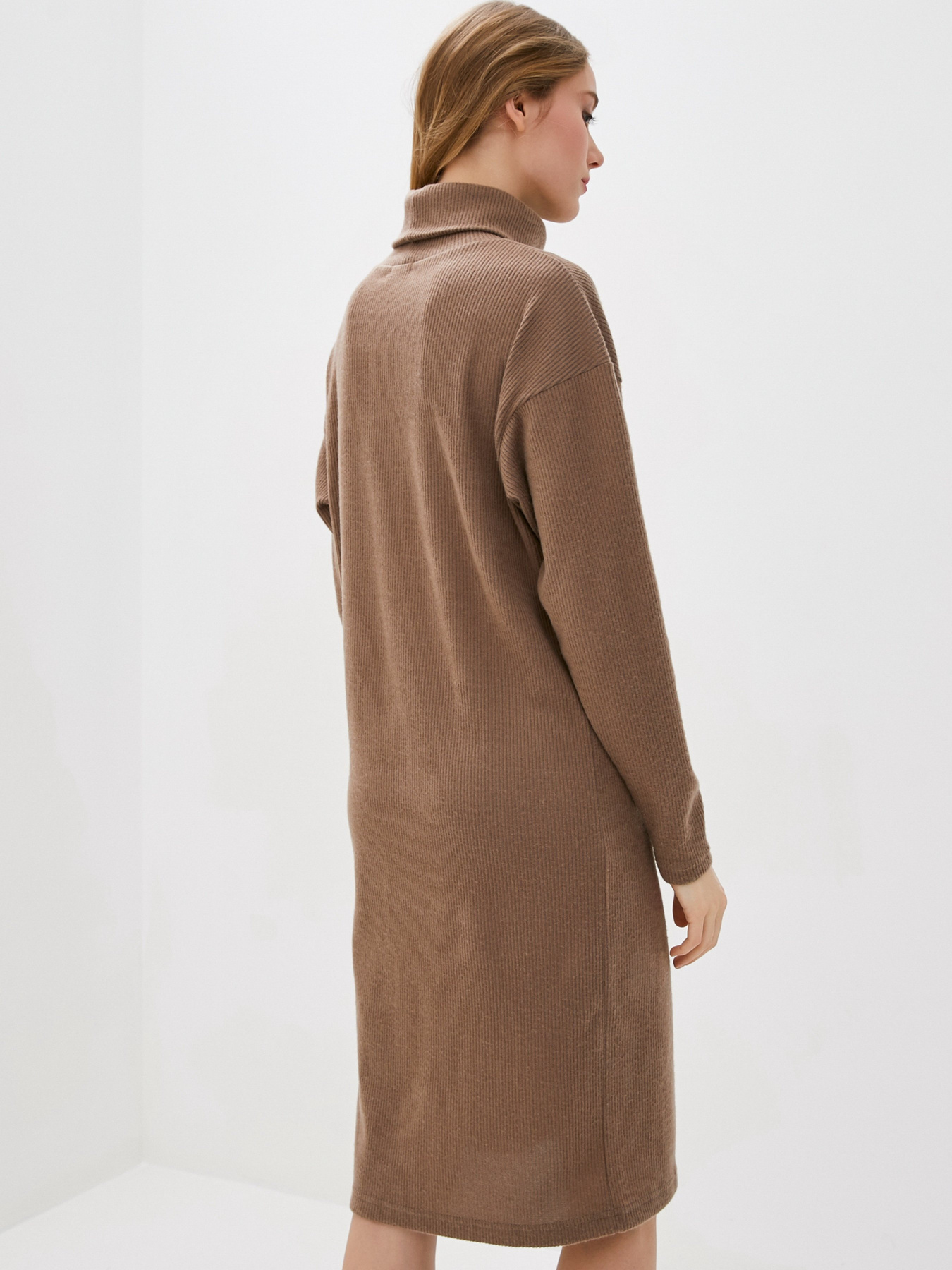 Платье миди ISSA Plus модель 12997_brown Фото