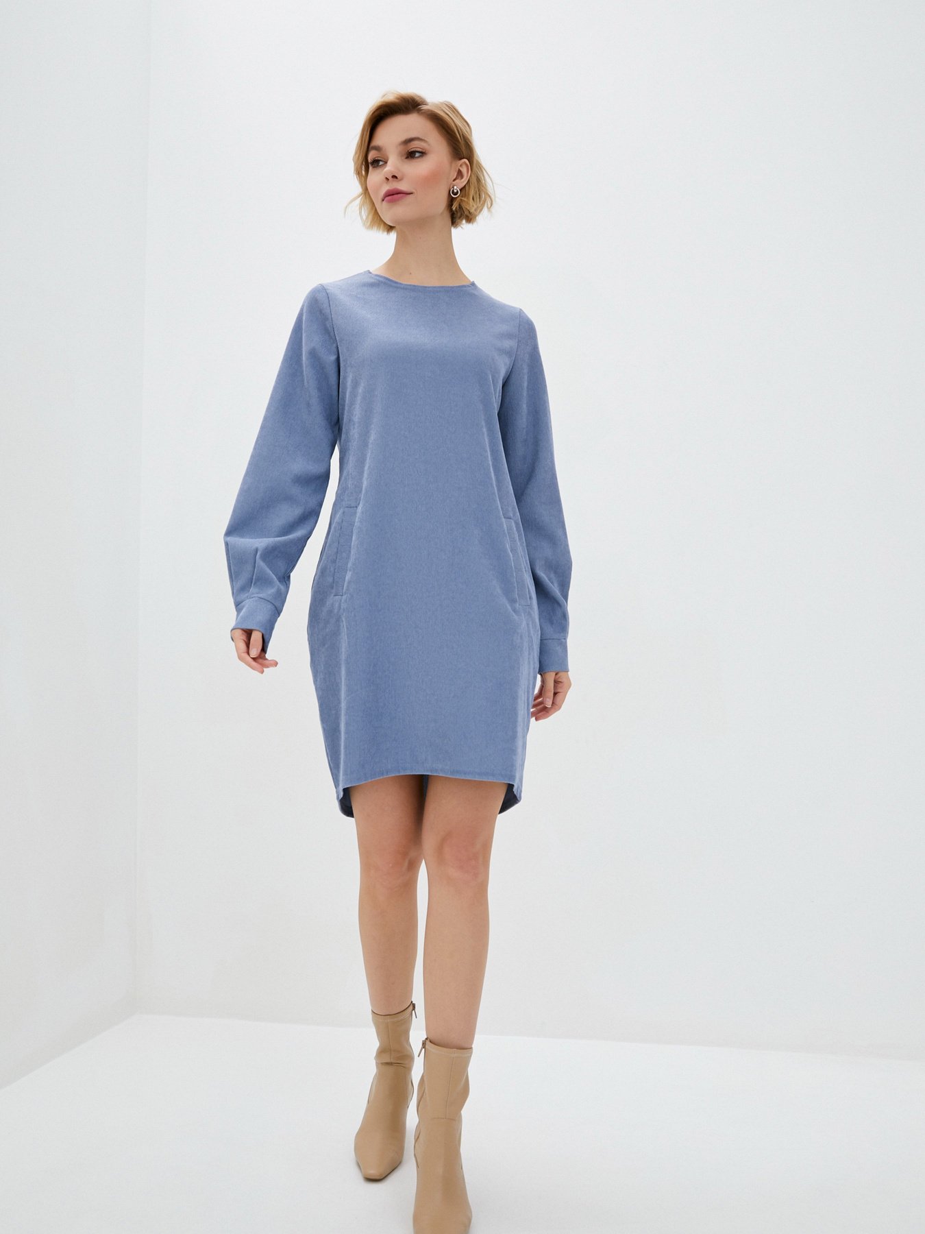 Платье мини ISSA Plus модель 11054_blue Фото