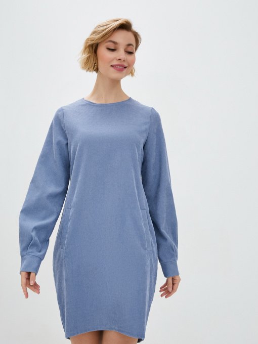 Платье мини ISSA Plus модель 11054_blue Фото