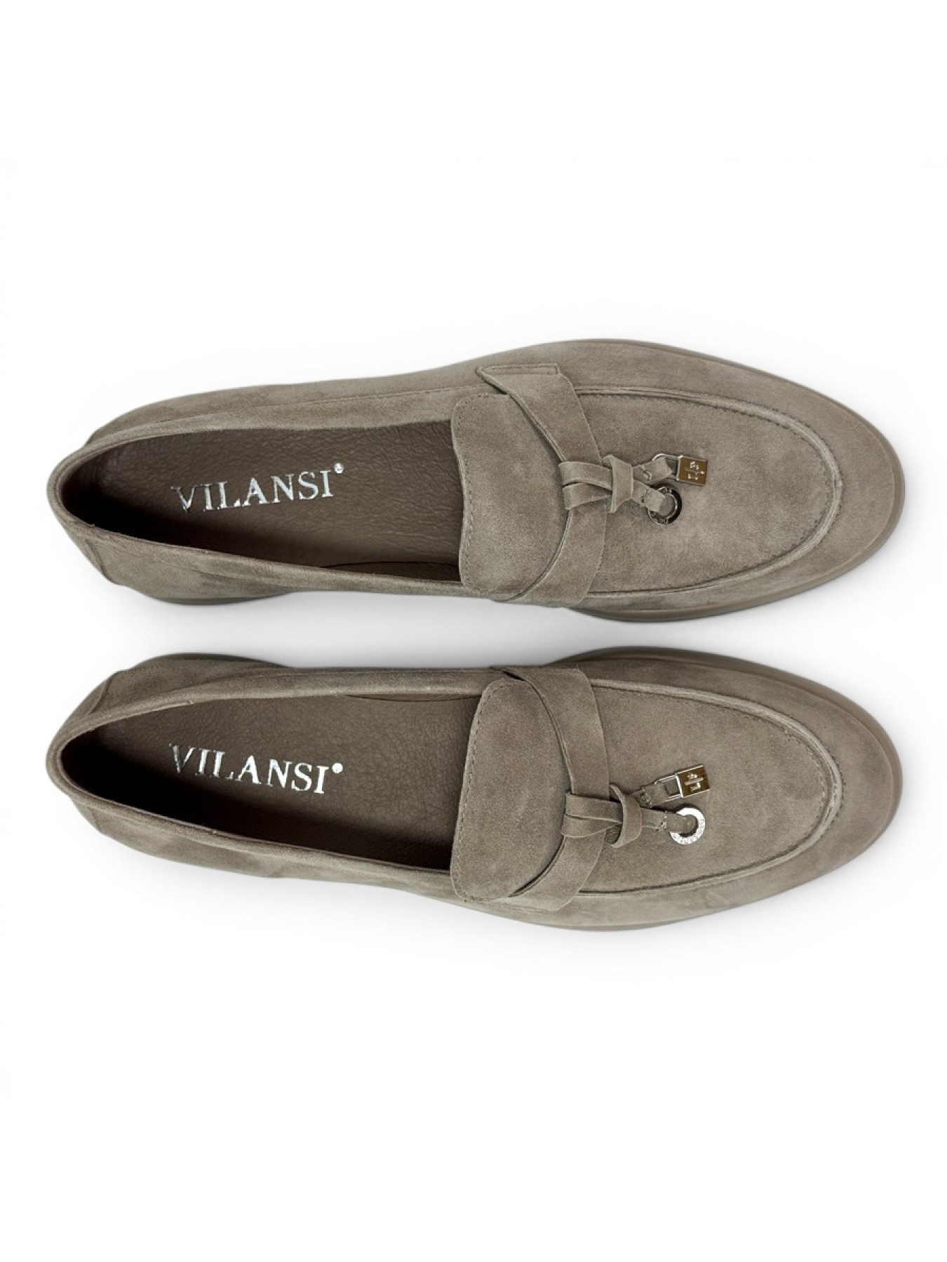 Слипоны и мокасины VILANSI модель V9004 BEIGE VELOUR Фото