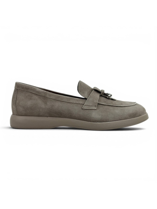 Слипоны и мокасины VILANSI модель V9004 BEIGE VELOUR Фото