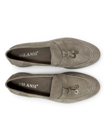 Слипоны и мокасины VILANSI модель V9004 BEIGE VELOUR Фото