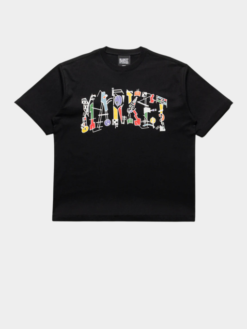 Футболки и поло Market модель MKT26Q1-SS0589-BLACK Фото