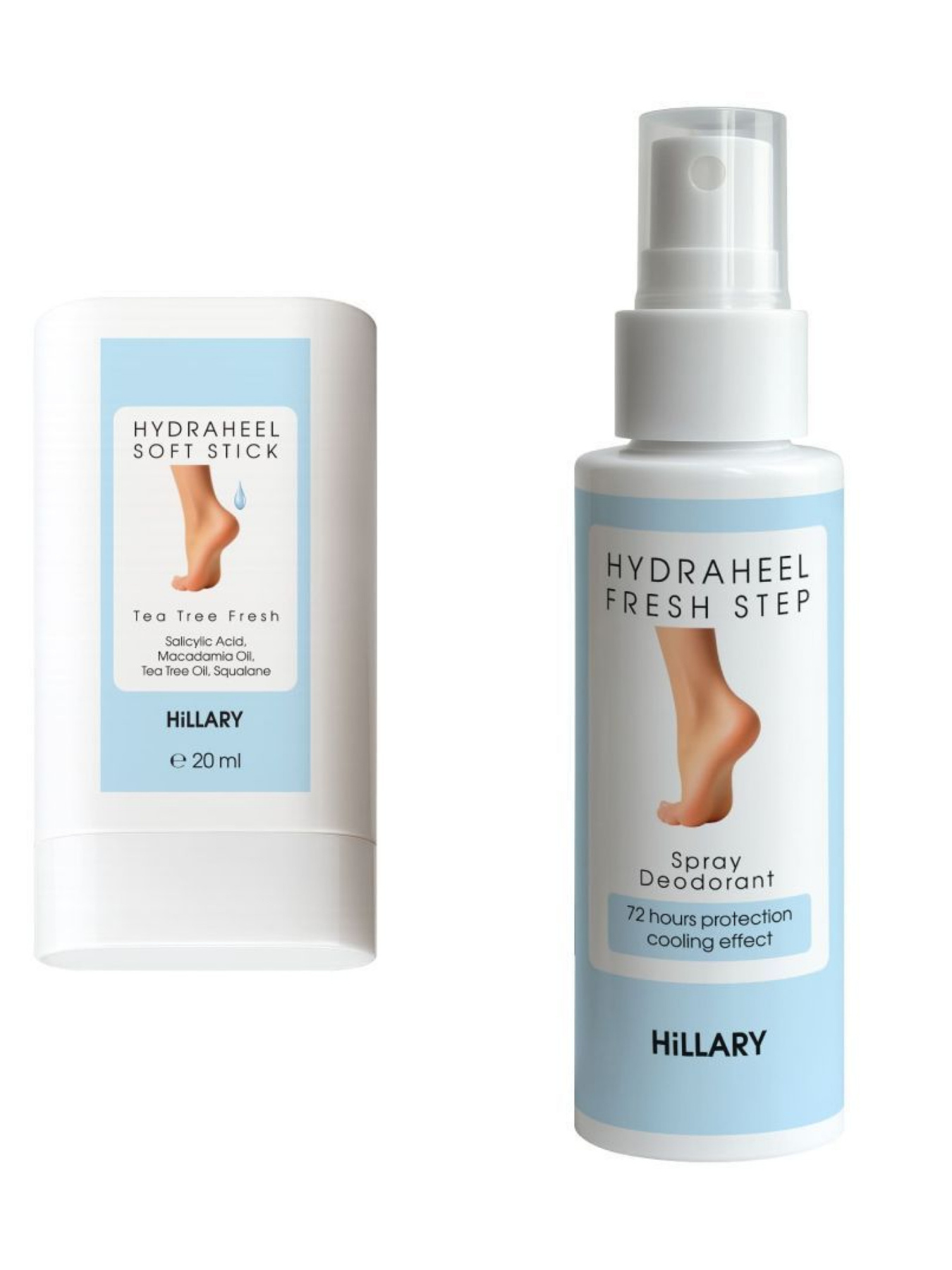 Набор для свежести и увлажнения пят с маслом чайного дерева Hillary Heel Freshness & Hydration Set with Tea Tree Hillary модель K-11-780 Фото