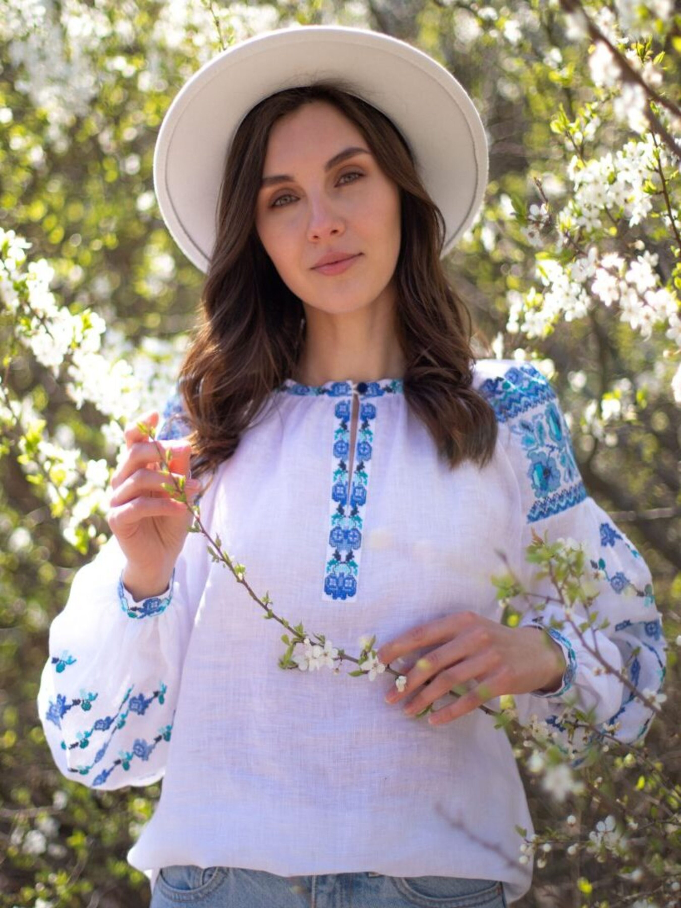 Вишита сорочка Едельвіка модель 52-15-00blue Фото