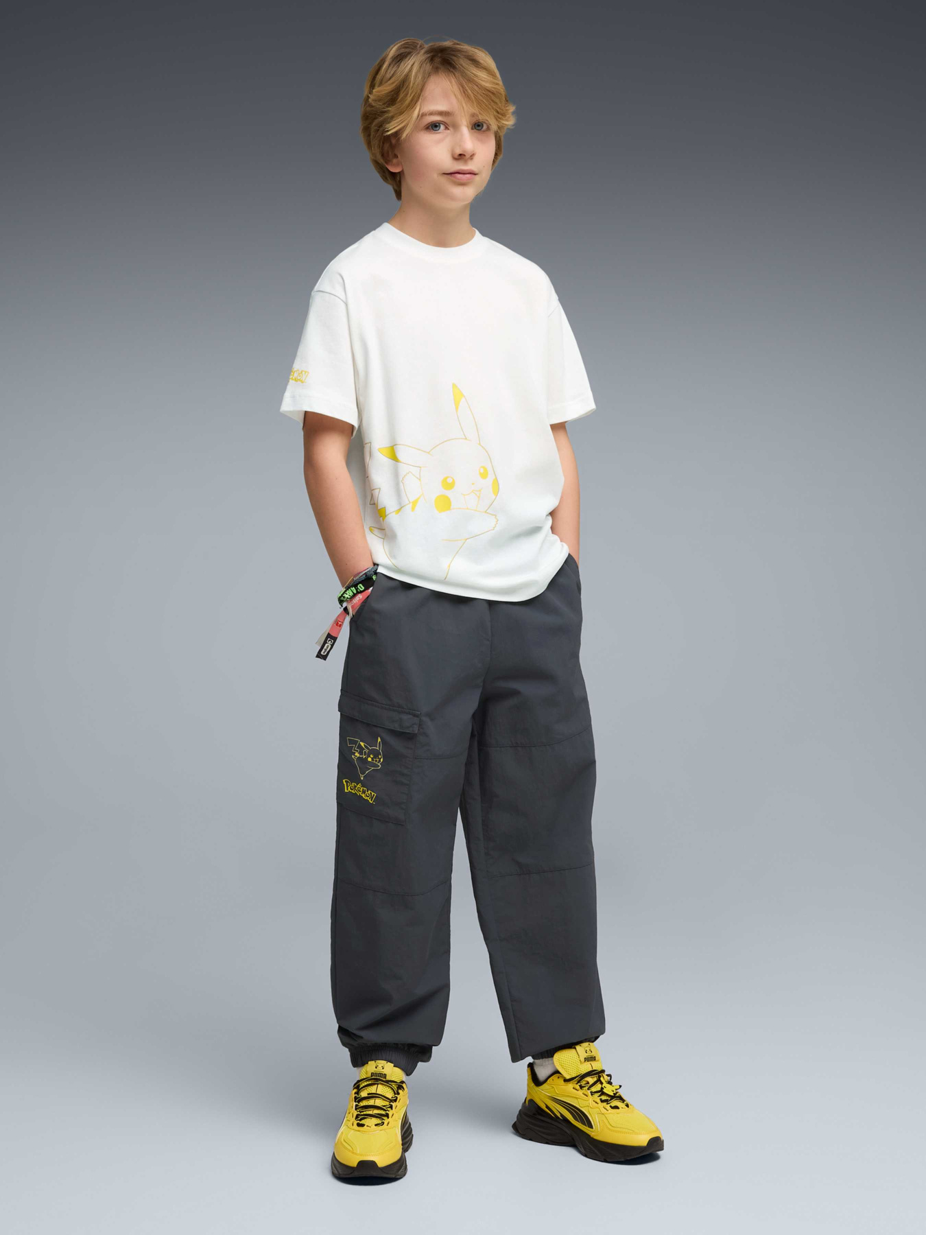 Брюки PUMA x Pokemon Cargo Pants модель 634943 Фото