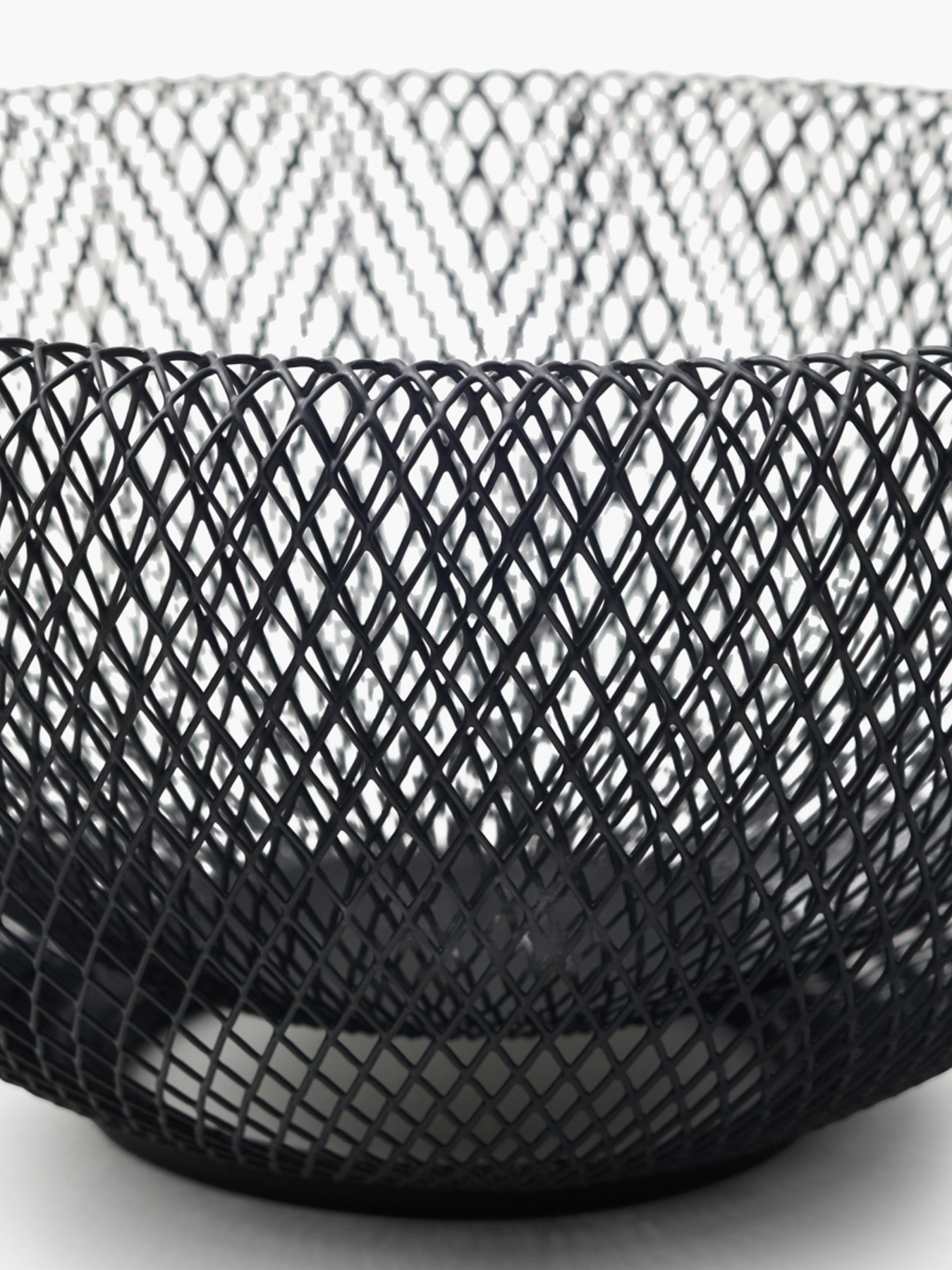 Корзина для фруктов металлическая черная MBM HOME модель KP-143 BLACK Фото
