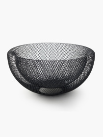 Корзина для фруктов металлическая черная MBM HOME модель KP-143 BLACK Фото