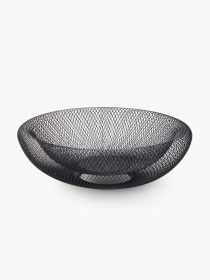 Корзина для фруктов металлическая черная MBM HOME модель KP-144 BLACK Фото