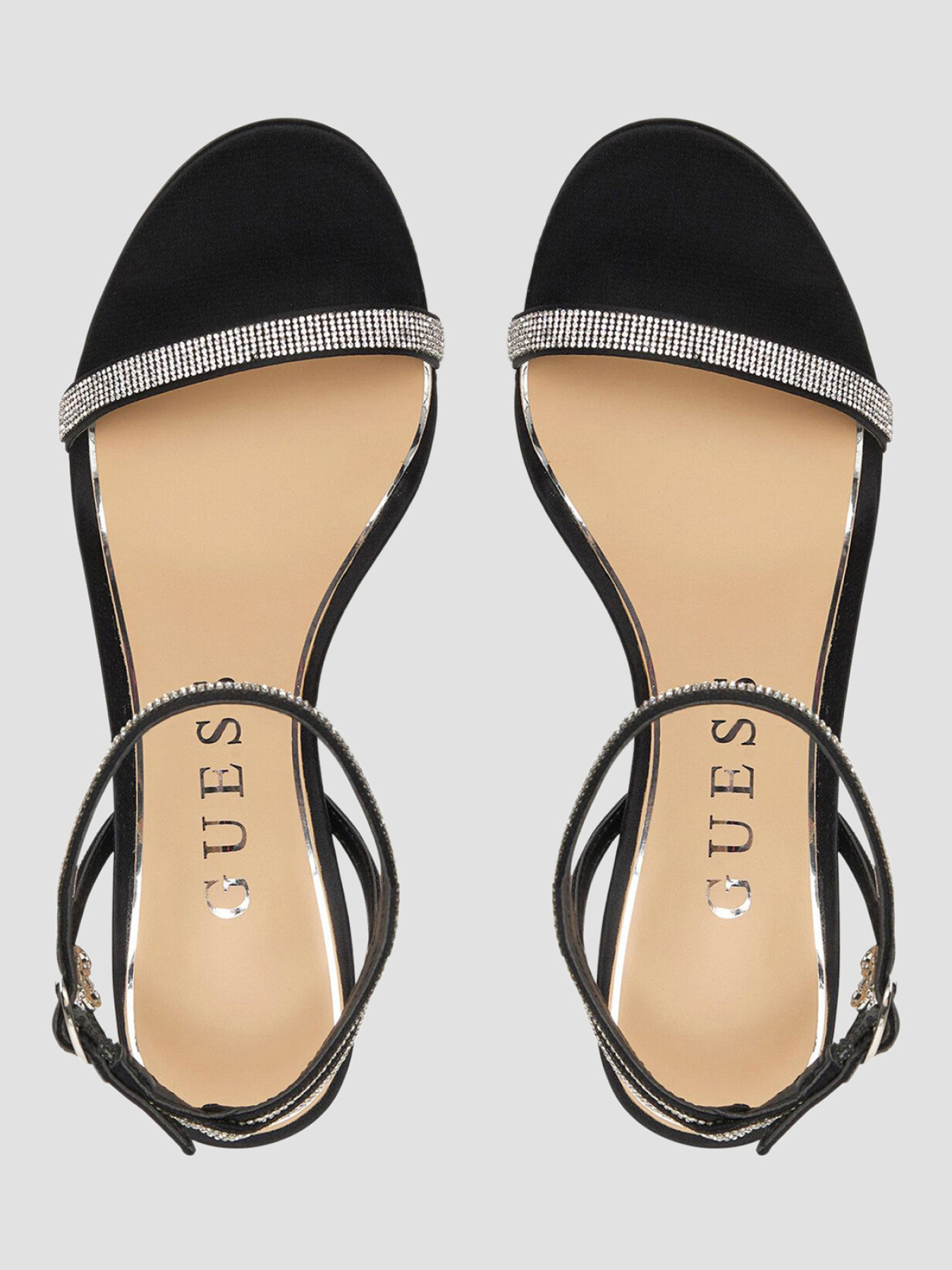 Босоніжки GUESS модель FLJCHR.SAT03;BLACK Фото