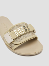 Шлёпанцы GUESS модель FLJELY.LEL19;GOLD Фото