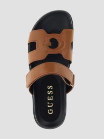 Шлёпанцы GUESS модель FLJFAS.ELE03;BROWN Фото