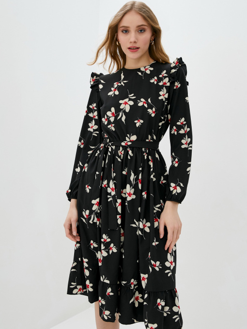 Платья ISSA Plus модель 13143_black Фото