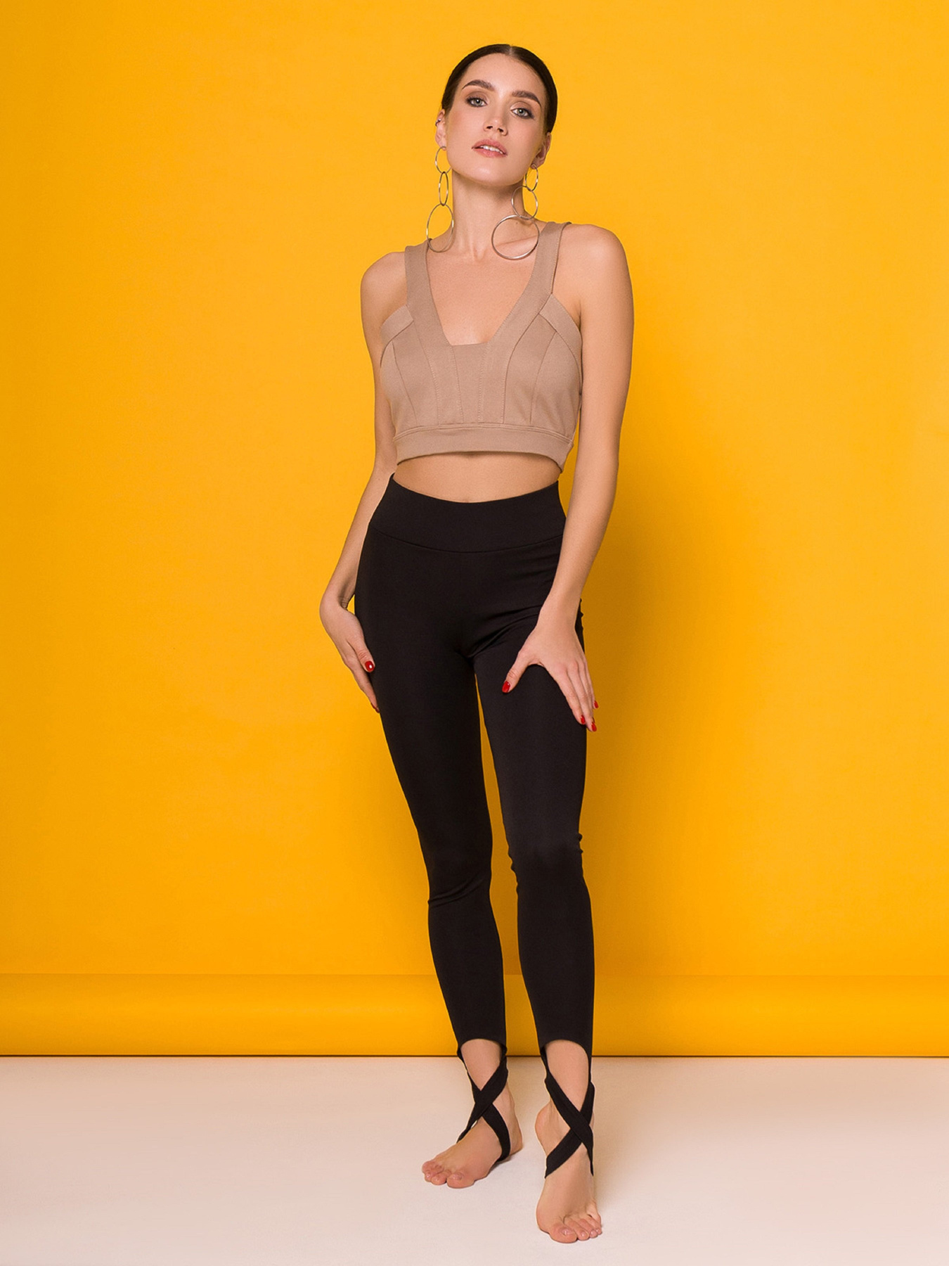 Леггинсы ISSA Plus модель 13155_черный Фото