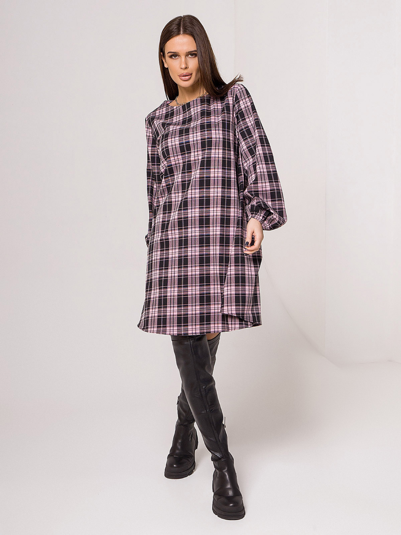 Платье мини ISSA Plus модель 13120_pink Фото