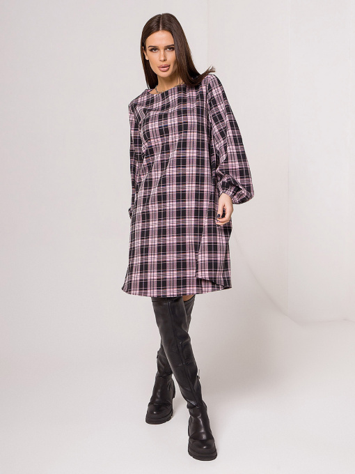 Сукня міні ISSA Plus модель 13120_pink Фото