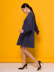 Платье мини ISSA Plus модель 12991_blue Фото