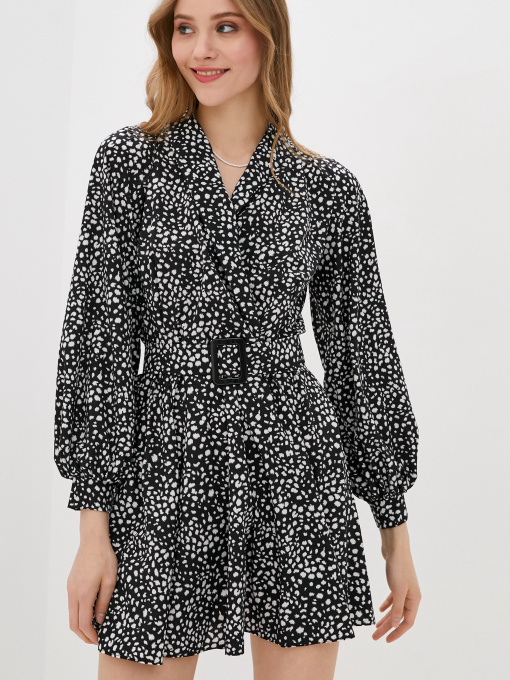 Сукня міні ISSA Plus модель 13168_black Фото