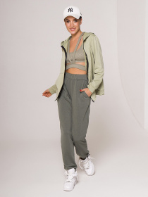 Спортивный костюм ISSA Plus модель 13103B_khakimint Фото