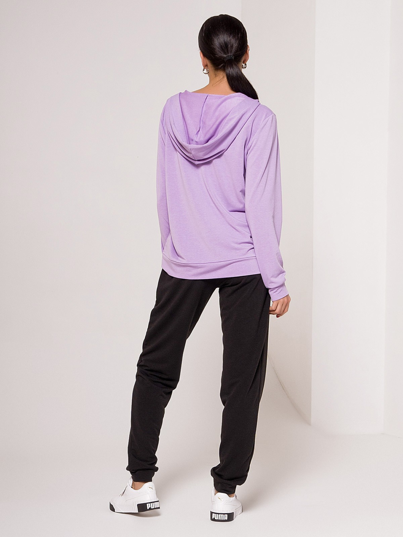 Спортивний костюм ISSA Plus модель 13103B_blacklilac Фото