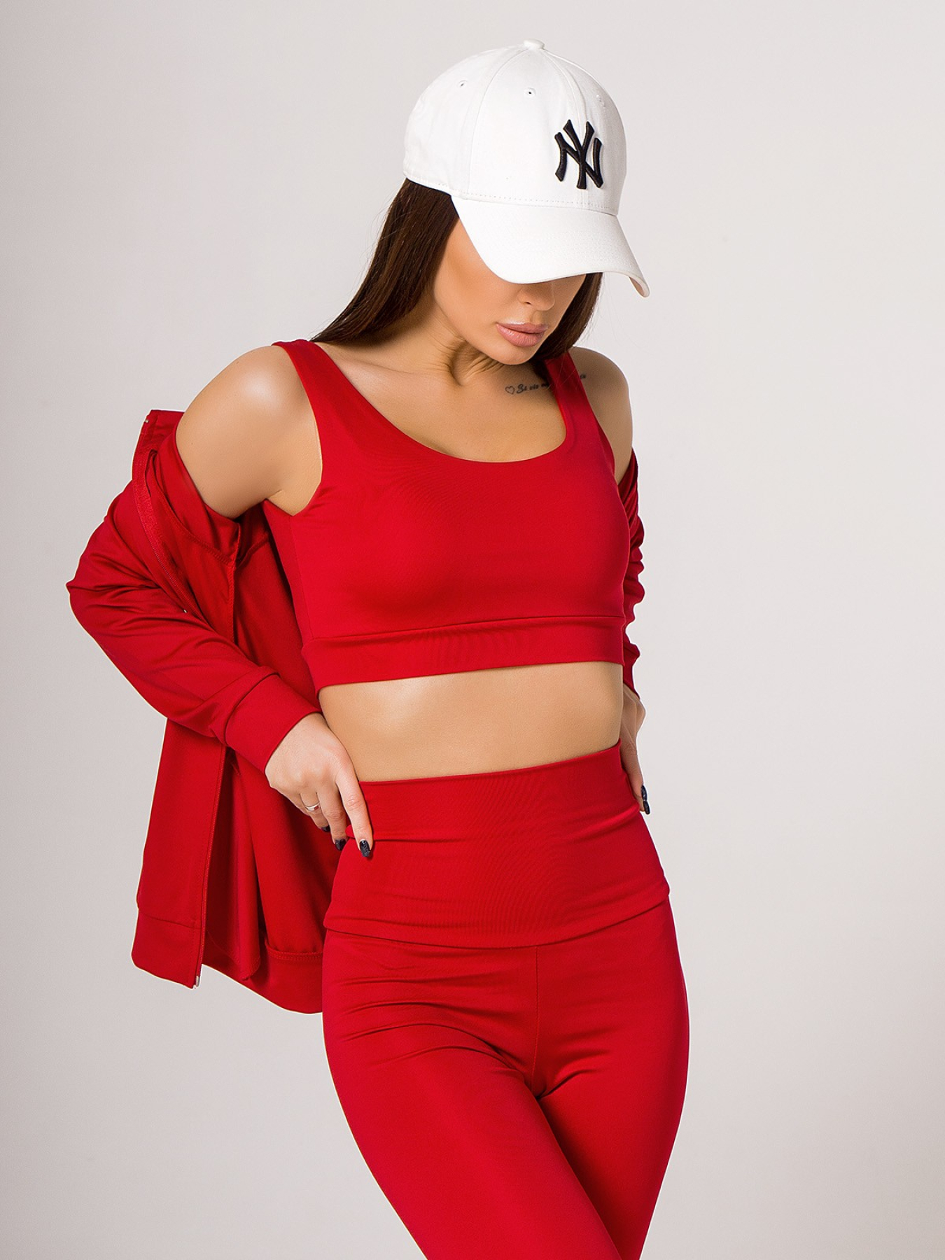 Спортивний костюм ISSA Plus модель 13101_red Фото