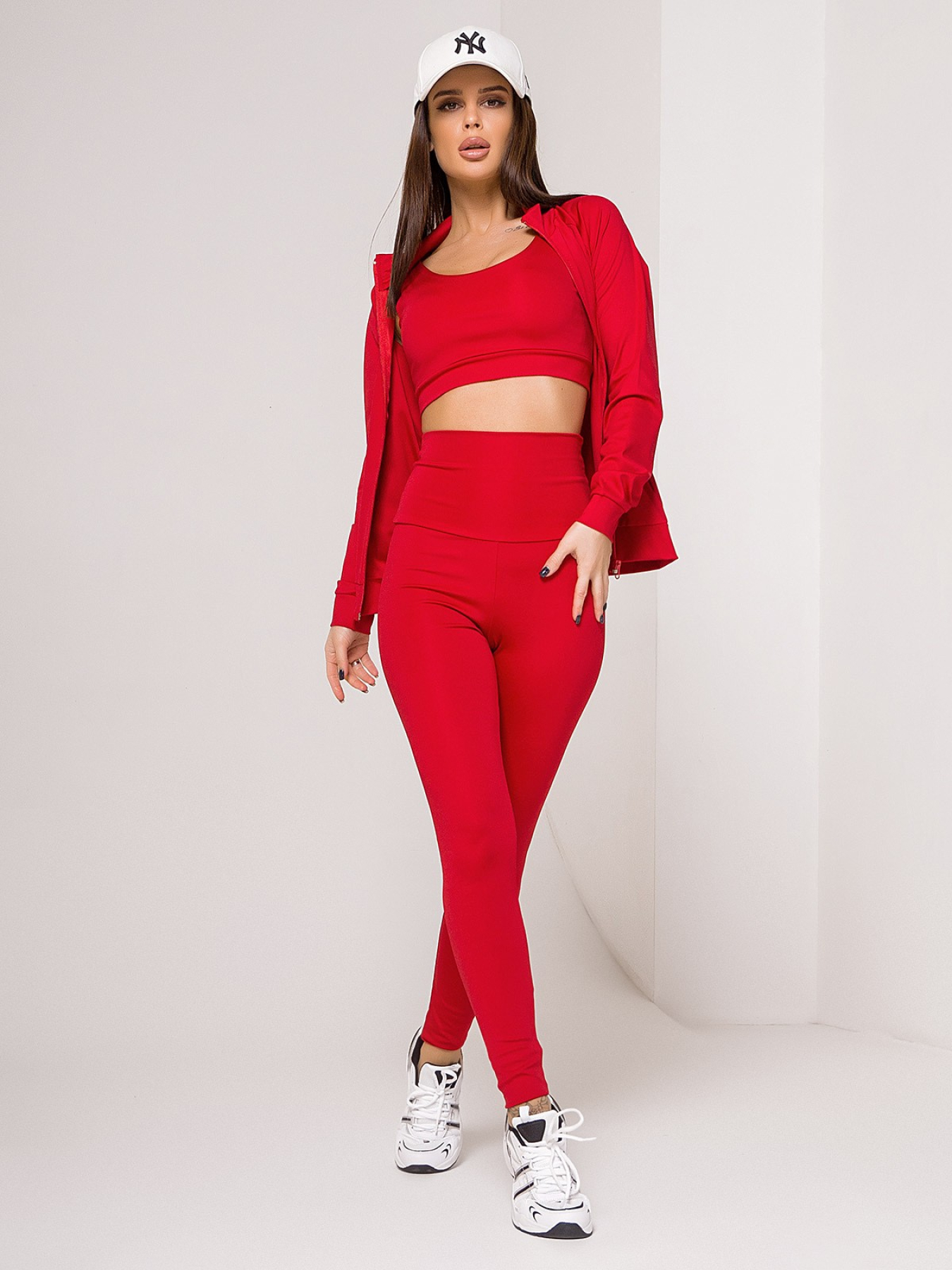 Спортивний костюм ISSA Plus модель 13101_red Спортивний костюм ISSA Plus модель 13101_red Фото