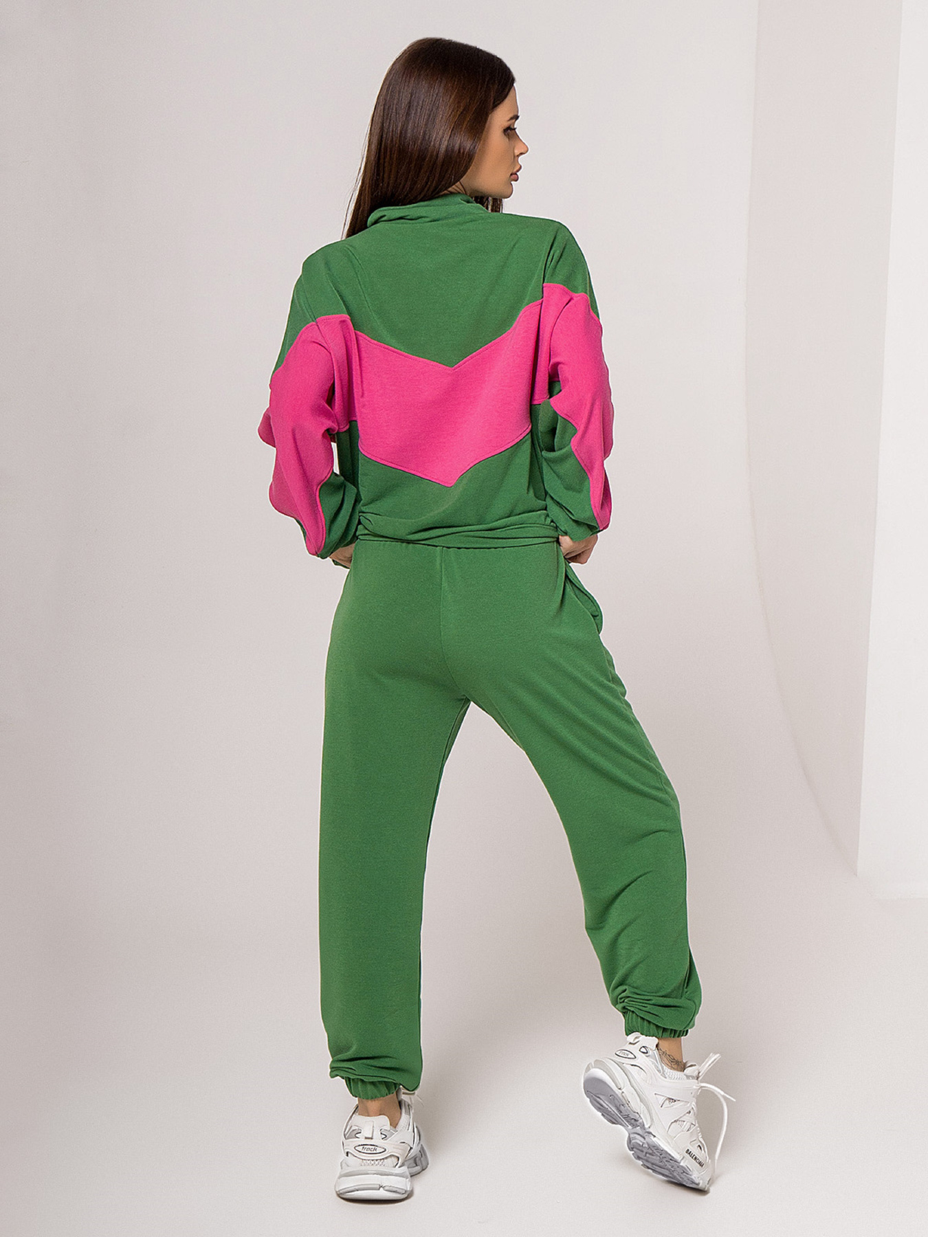 Спортивный костюм ISSA Plus модель 13135_green Фото