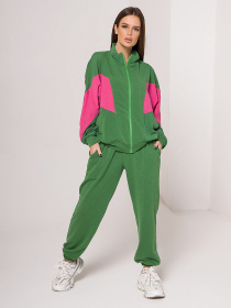 Спортивный костюм ISSA Plus модель 13135_green Фото