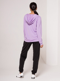 Спортивный костюм ISSA Plus модель 13103_черный_сиреневый Фото